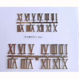 adhesive clock numbers, Roman numbers, plastic wall clock numbers, DIY numbers