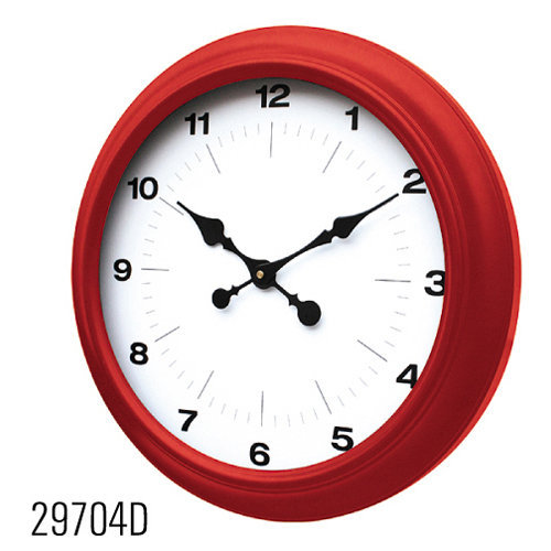 Metal wall clock 29704