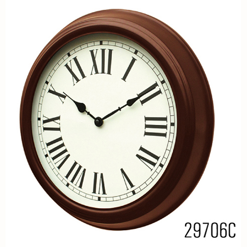 Metal wall clock 29706