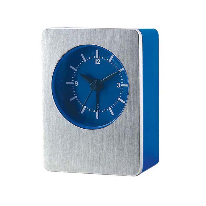 Desk alarm clock with Aluminum front case , 29354