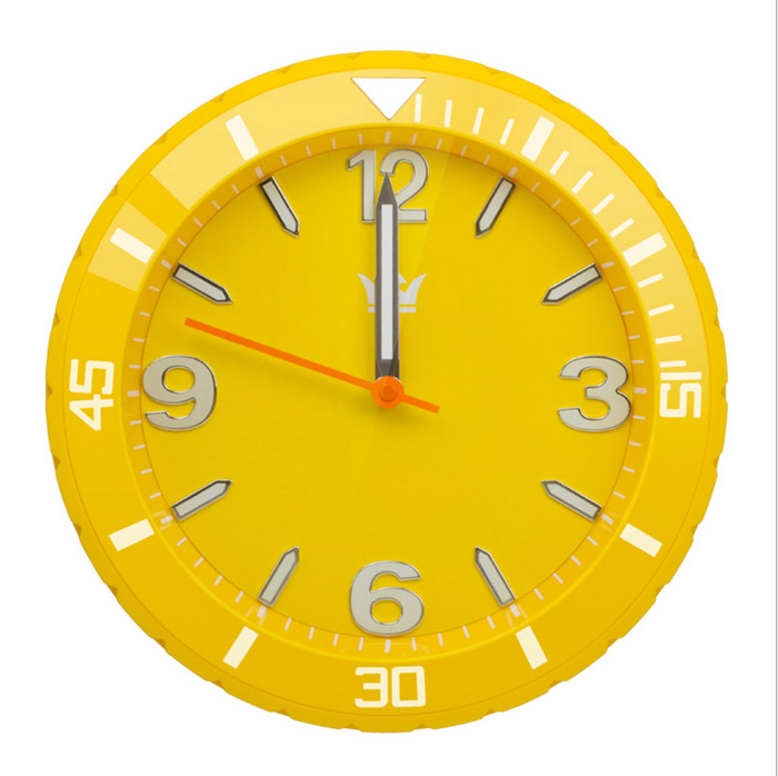 AURIOL Wanduhr ice watch clock 25002 Yellow