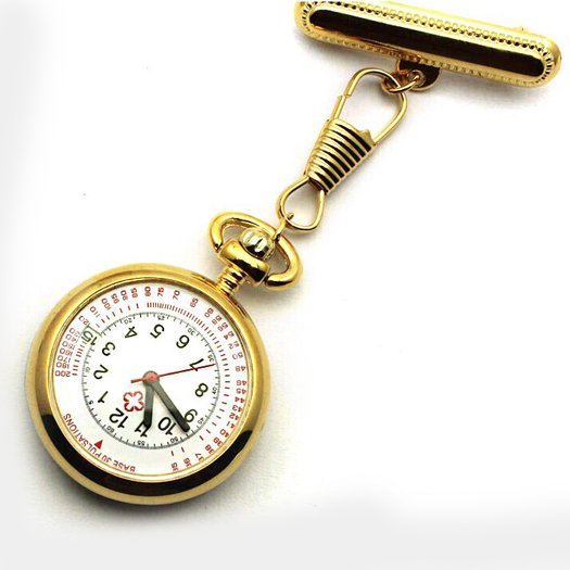 metal nurse watch, Aerowatch Gold / Chrome , NS2104