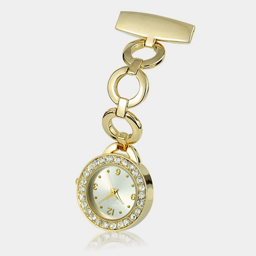 Henley Shining Nurse watch, Golden & Silver color,NS2106