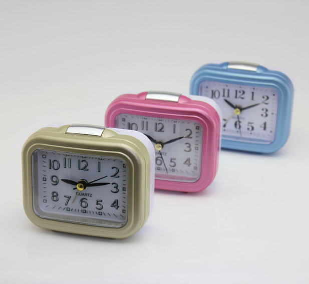 #2906 Retro alarm clock with light