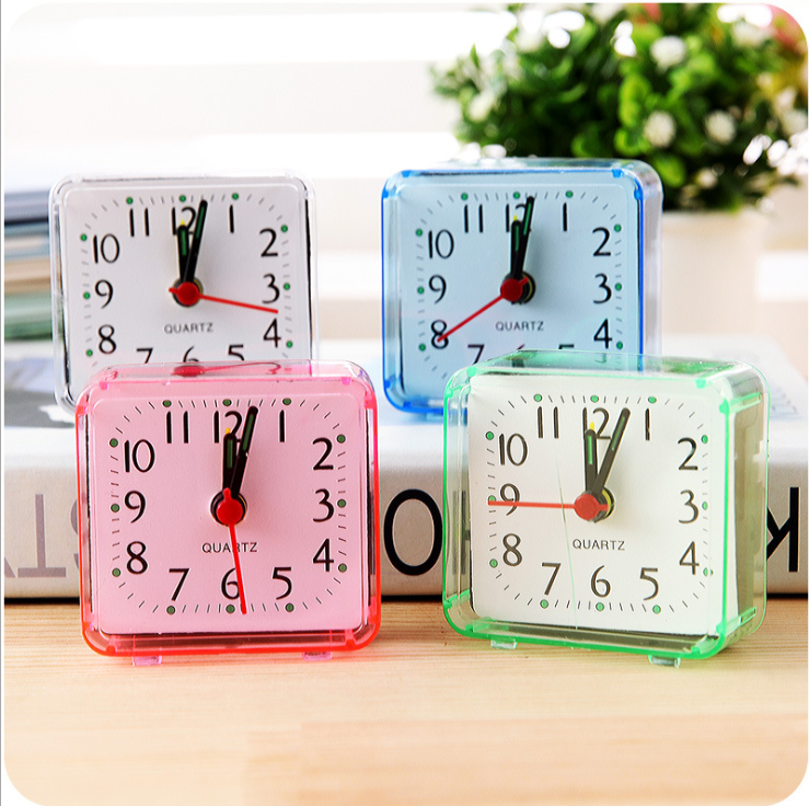 # 2079 #24532 Mini Transparent alarm clock -square 