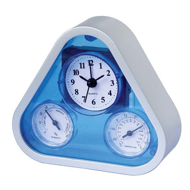 Plastic weather table alarm clock#14248