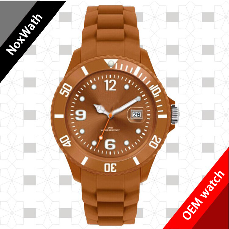 Date Day watch -- Brown