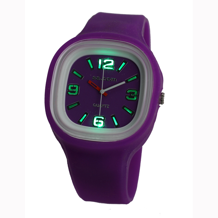 Jerry watch NT6332-Square shape jerry watch -with flash lights