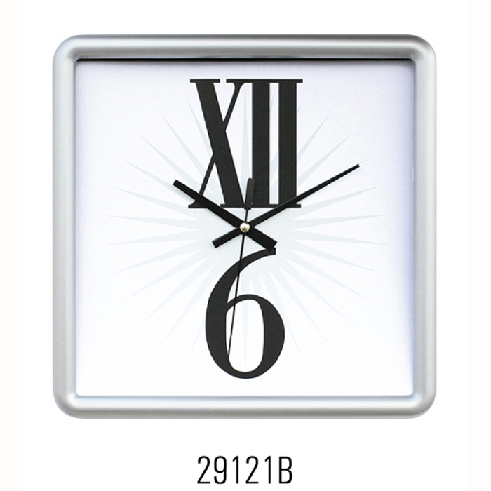 square wall clock 29121B