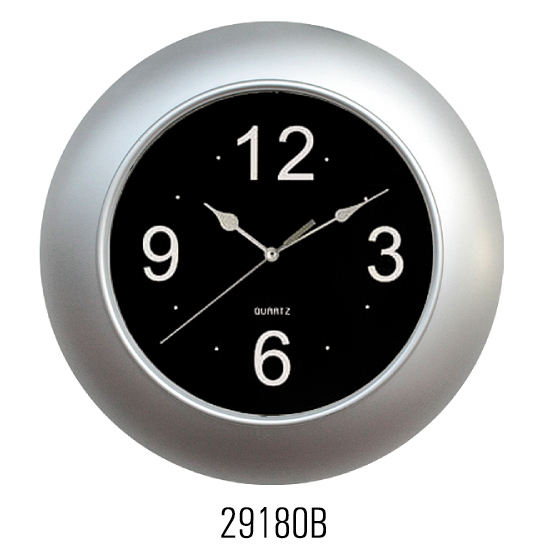 plastic wall clock 29180