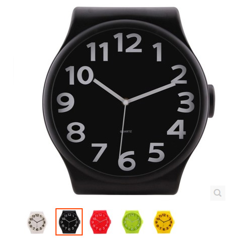 watch wall clock,wrist watch wall clock, watch shape clock, ice watch clock -- skyblue - 副本 - 副本