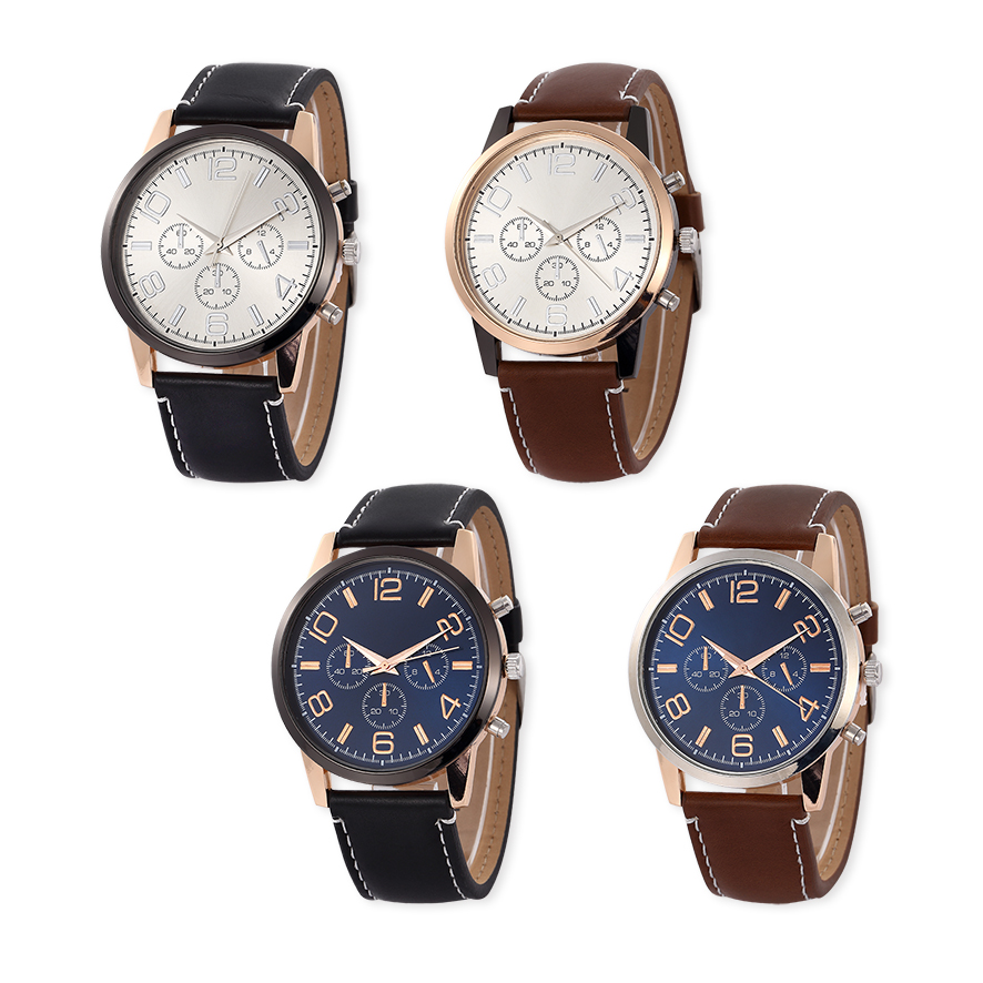 3604 fashion men's watch with Chronolook dial