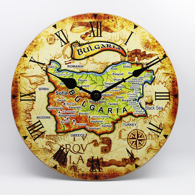 Wooden wall clock 17003