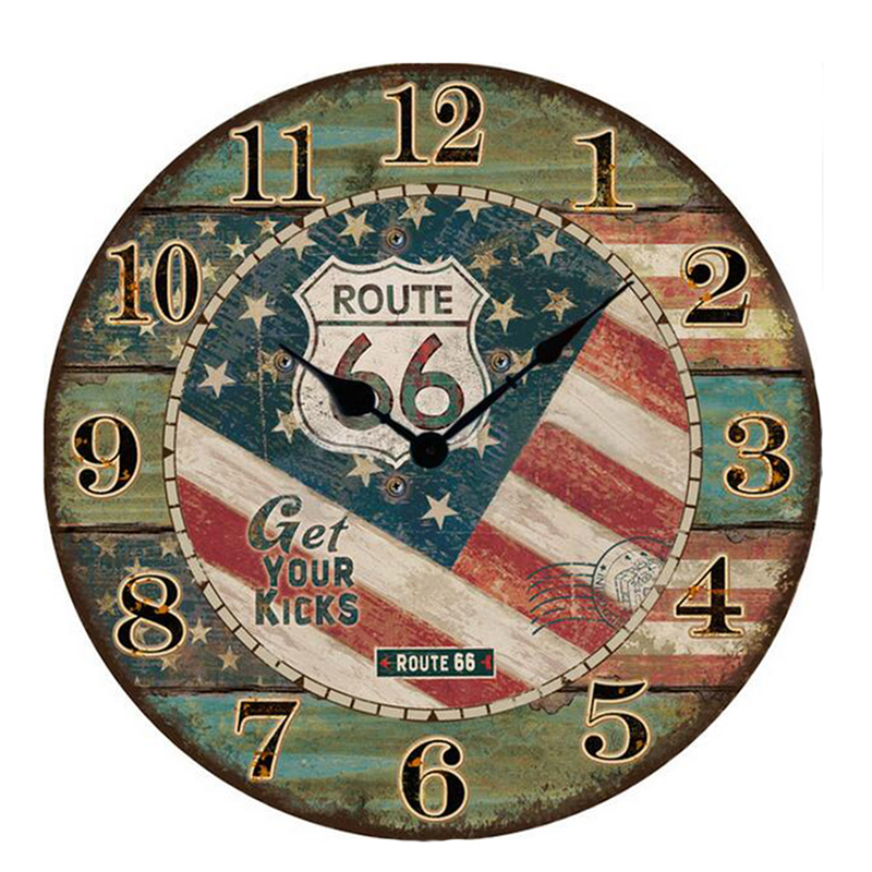 Wooden wall clock 17011