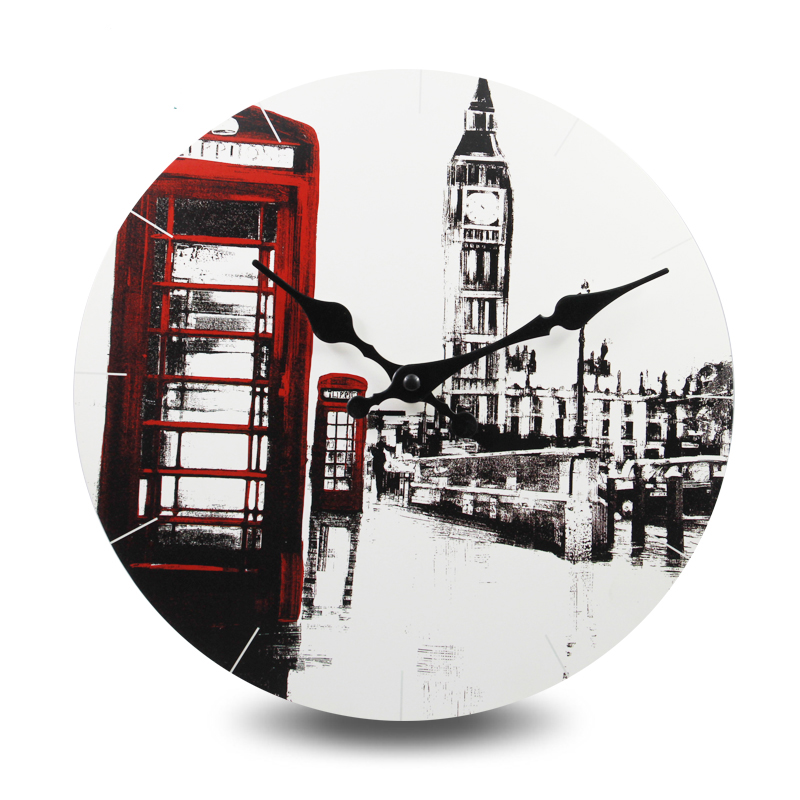 Wooden wall clock 17012