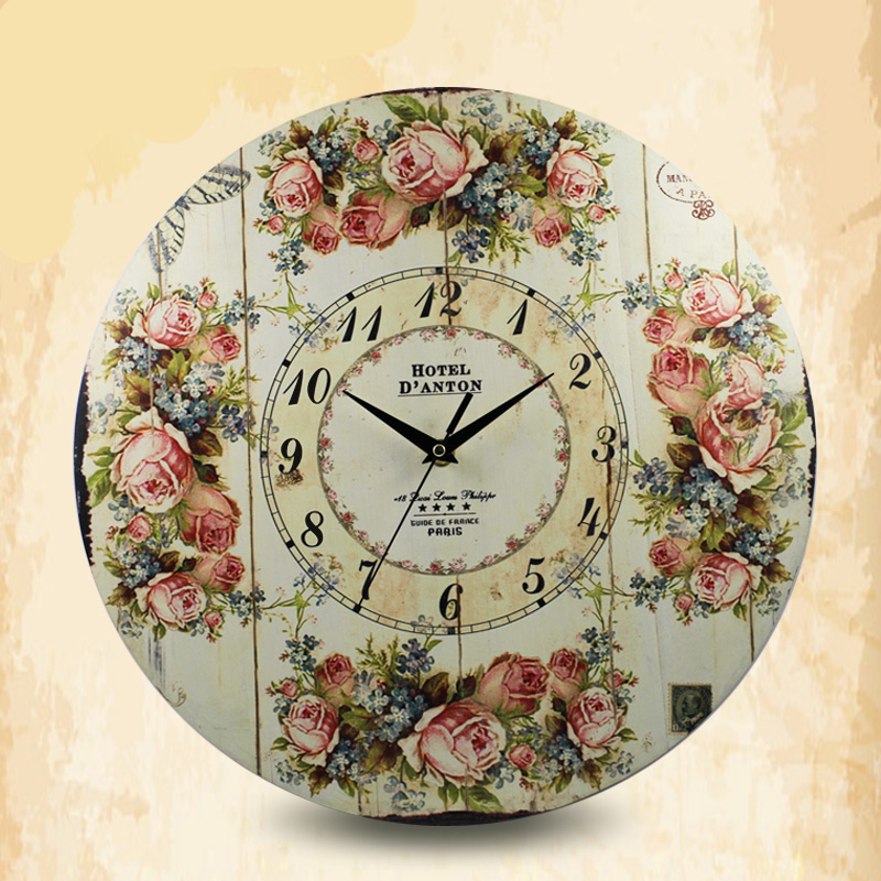 Wooden wall clock 17015