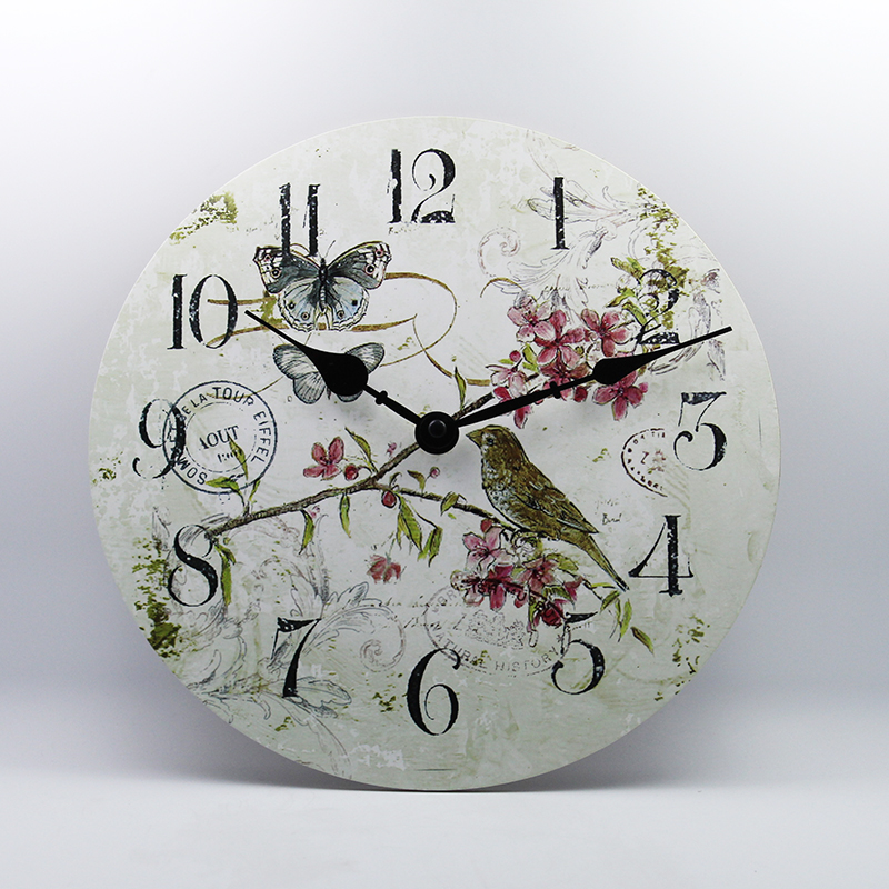Wooden wall clock 17016