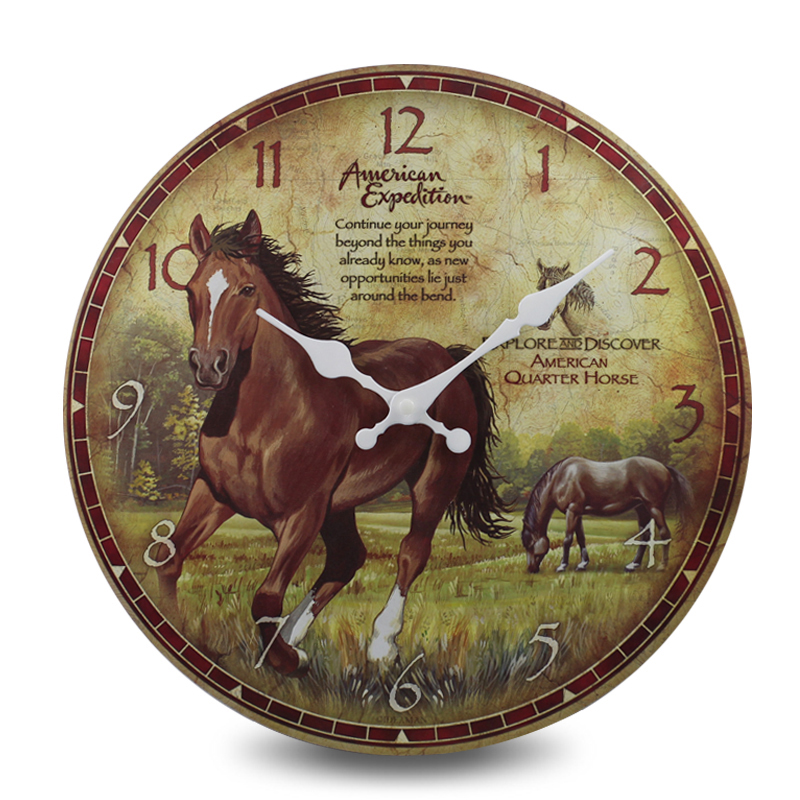 Wooden wall clock 17019