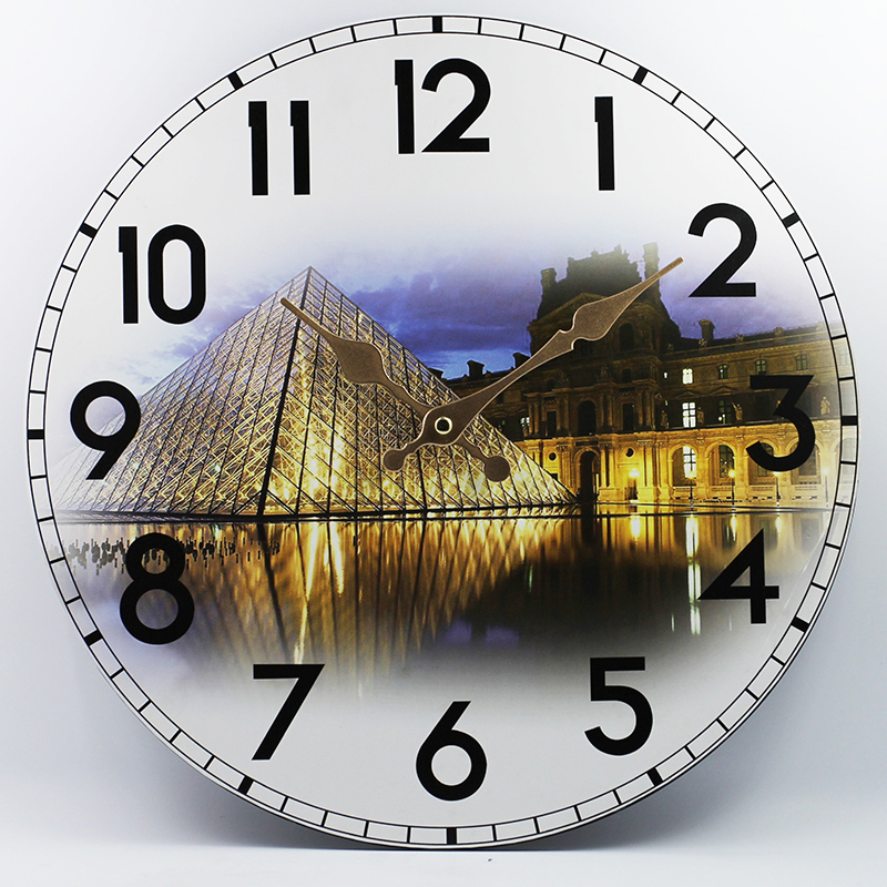Wooden wall clock 17026