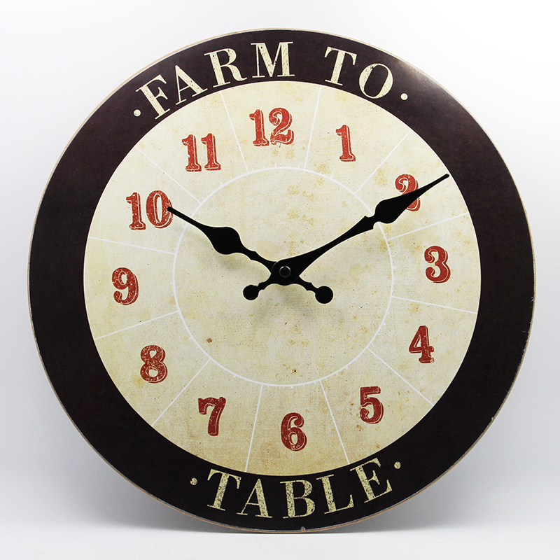 Wooden wall clock 17030