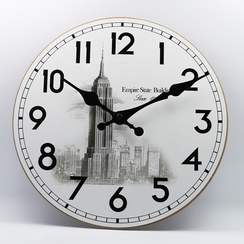 Wooden wall clock 17033