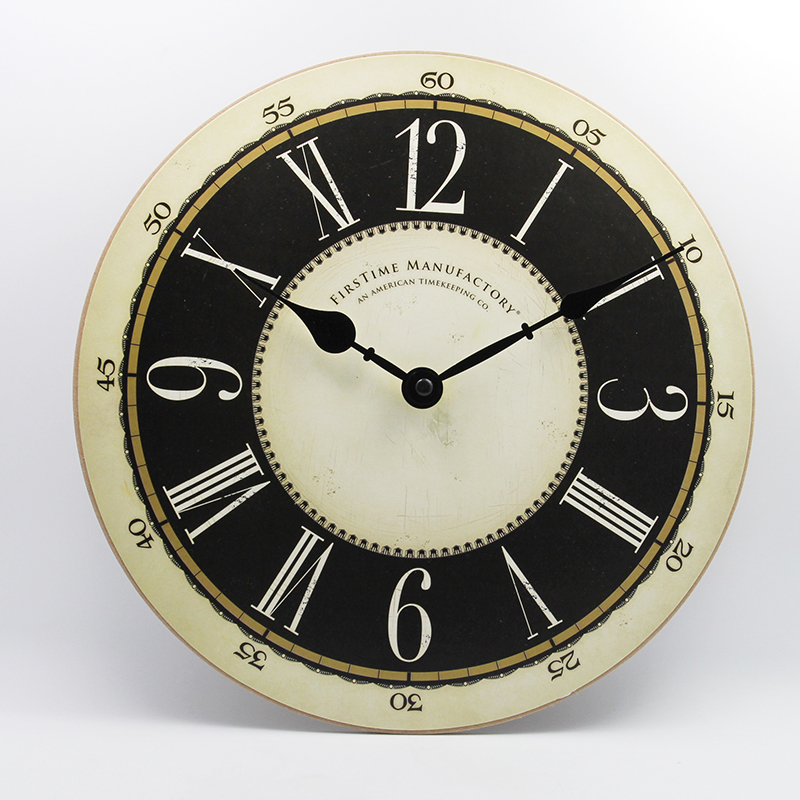 Wooden wall clock 17034