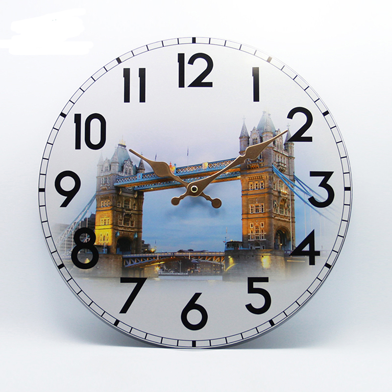 Wooden wall clock 17035
