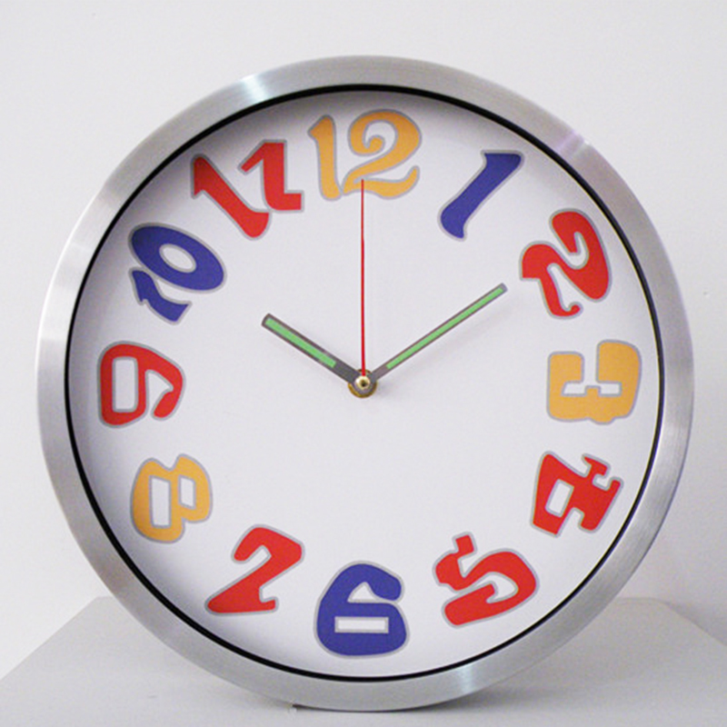 Metal wall clock 07012