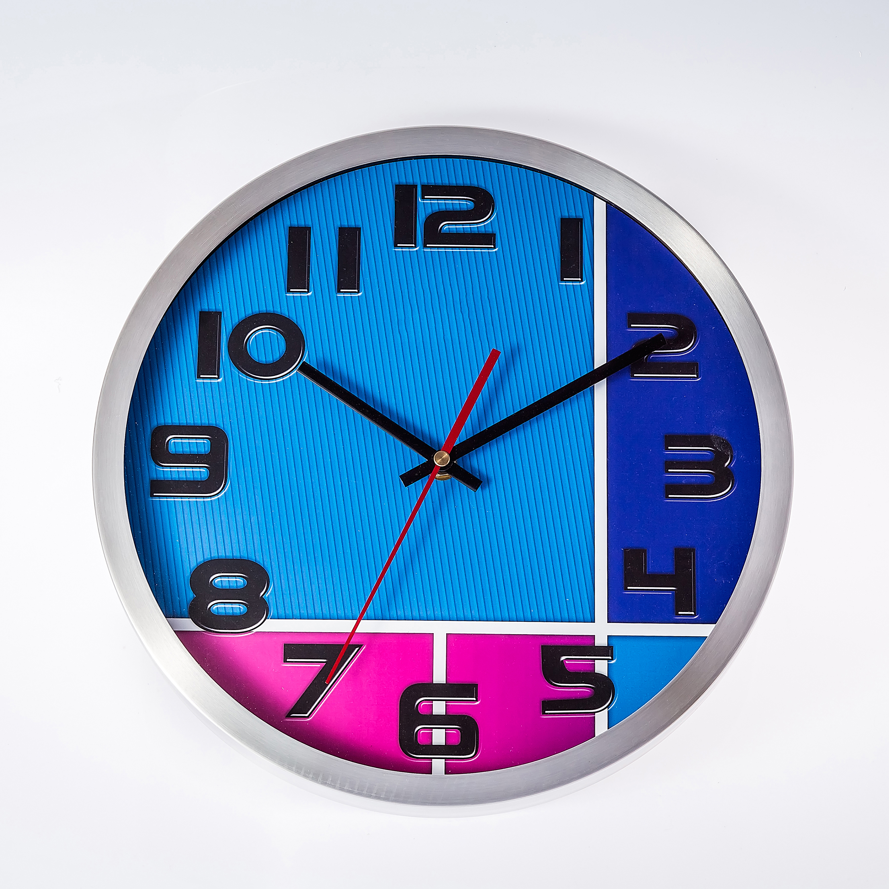 Metal wall clock 07048