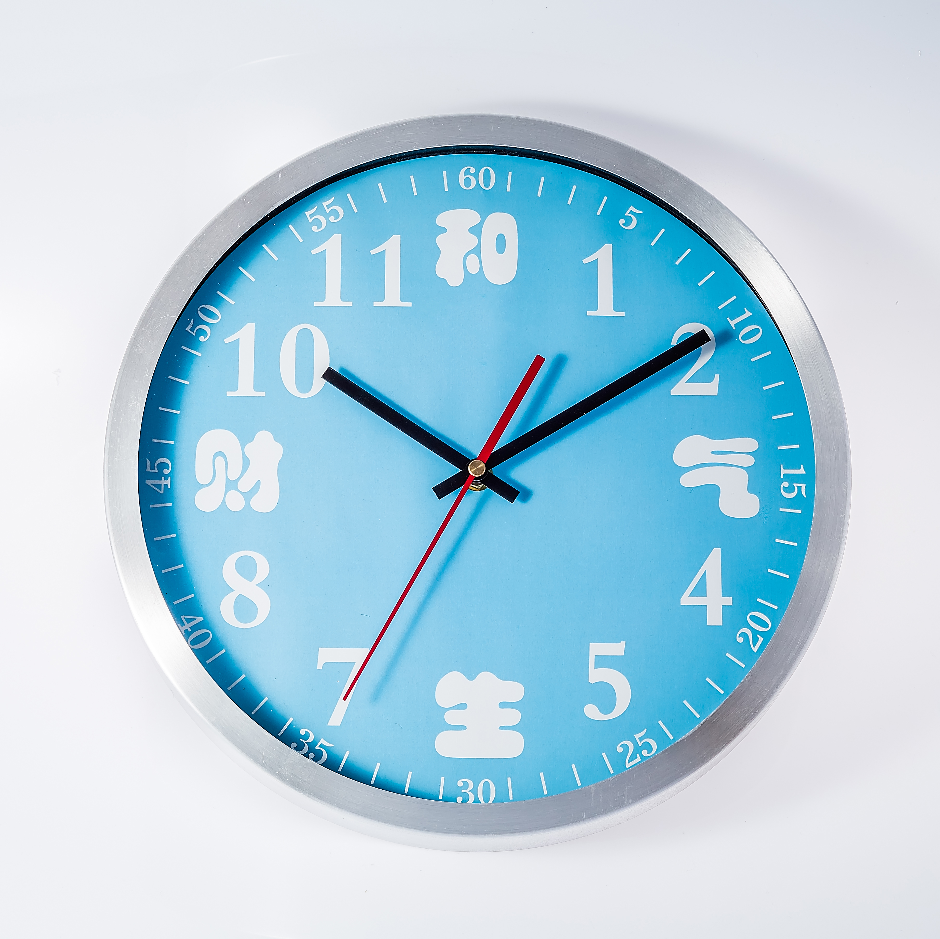 Metal wall clock 07085