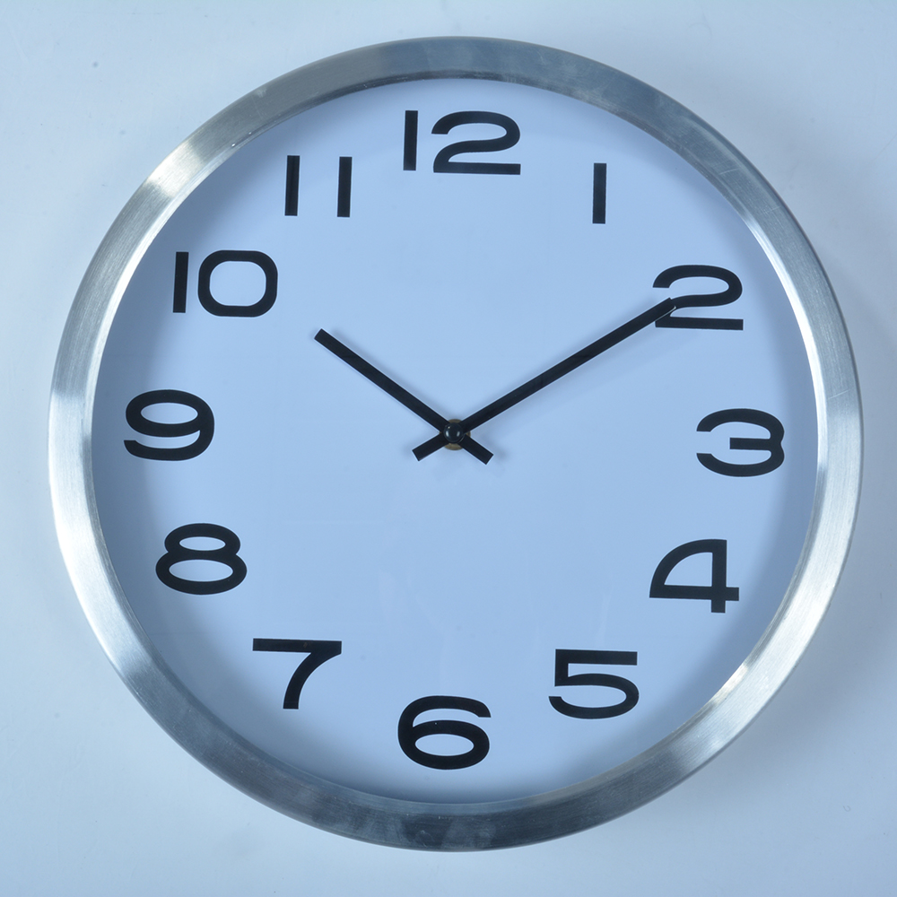 Metal wall clock 07111