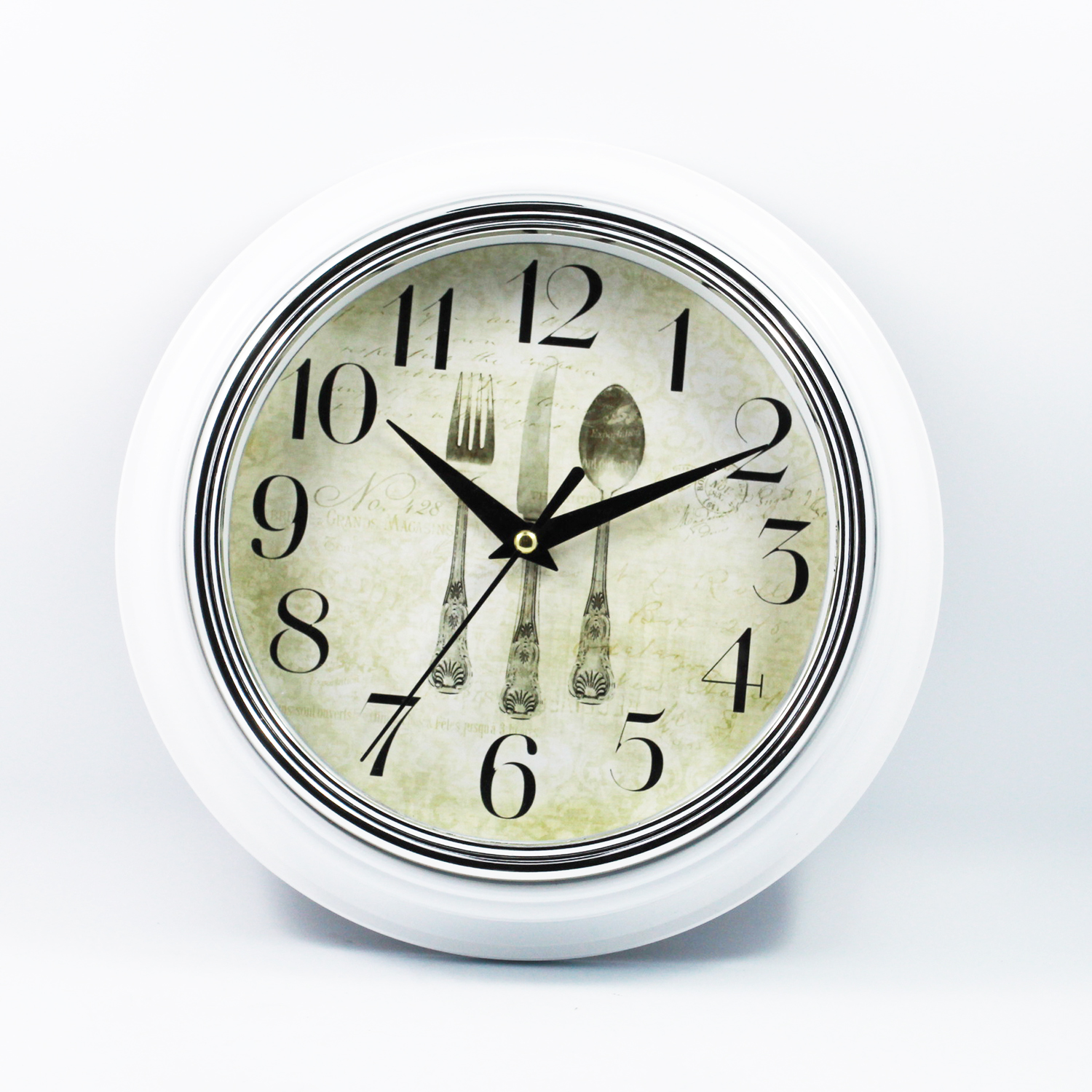 special design plastic wall clock 03040