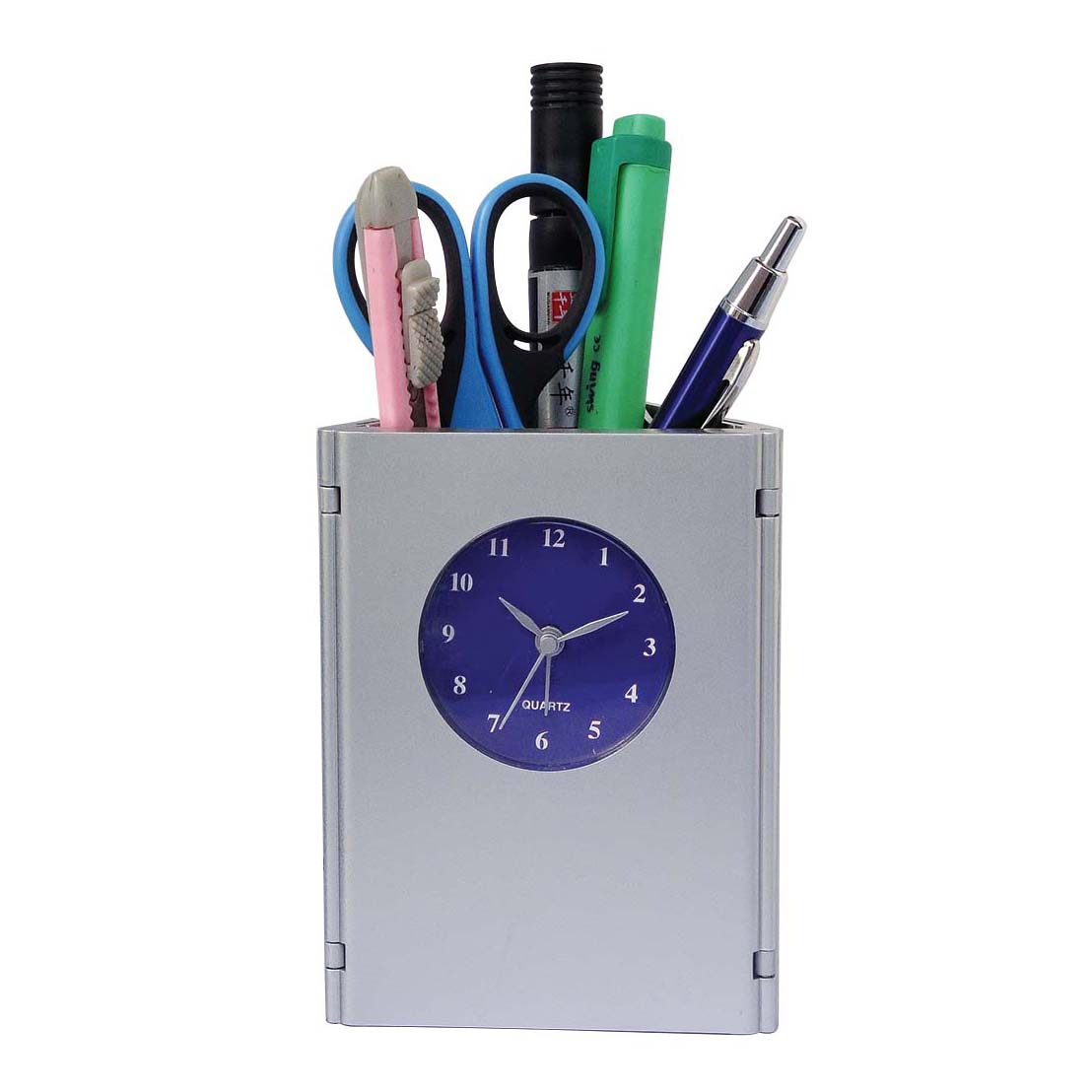Penholder  table alarm clock#14294
